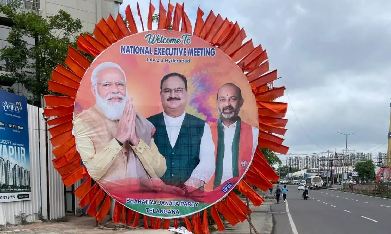 Political temperature heats up in Hyderabad ahead of BJP meet, Presidential elections