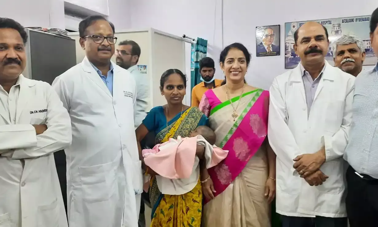 Osmania doctors successfully perform liver transplant on 8-month-old infant with rare syndrome