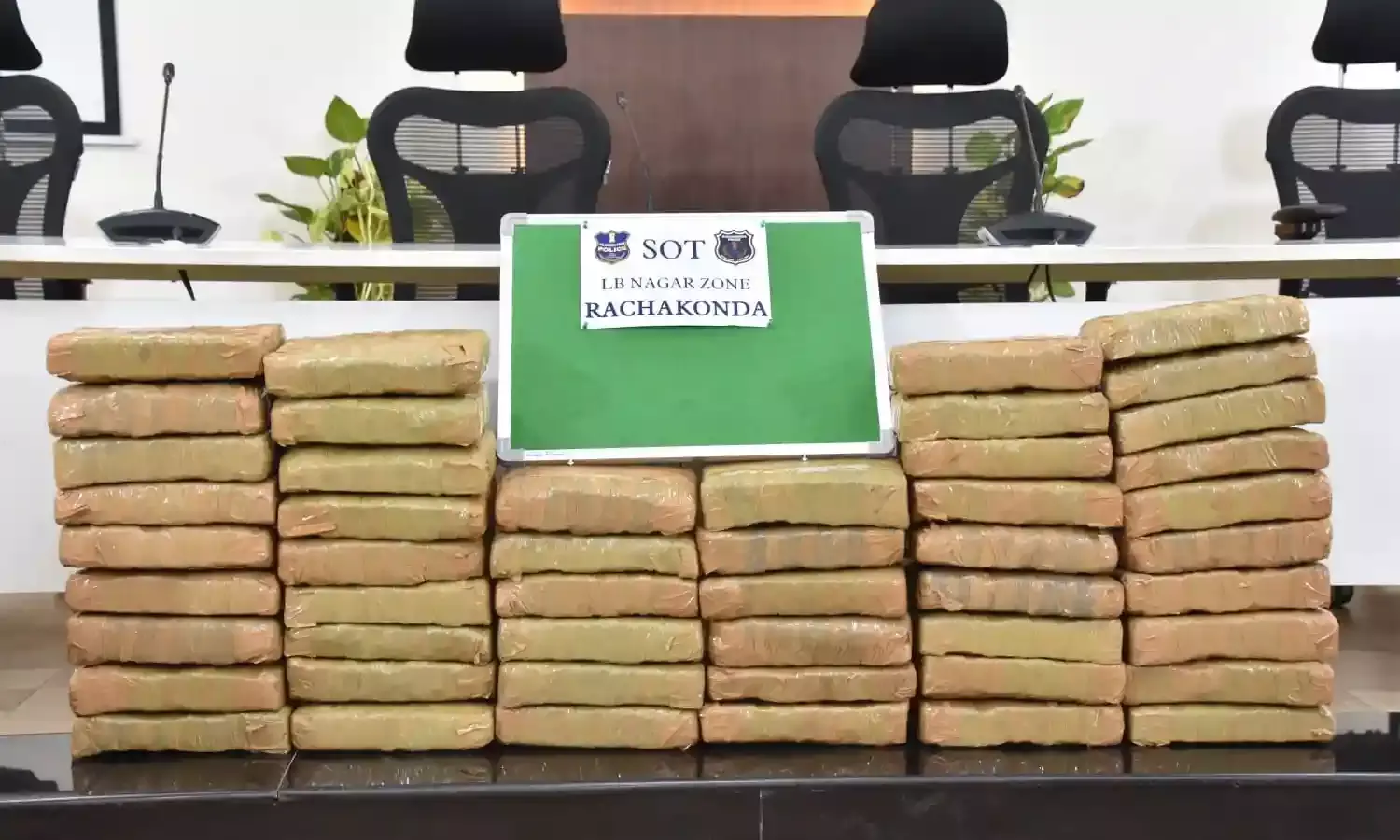 Bhongir police nab man transporting 106 kg of ganja