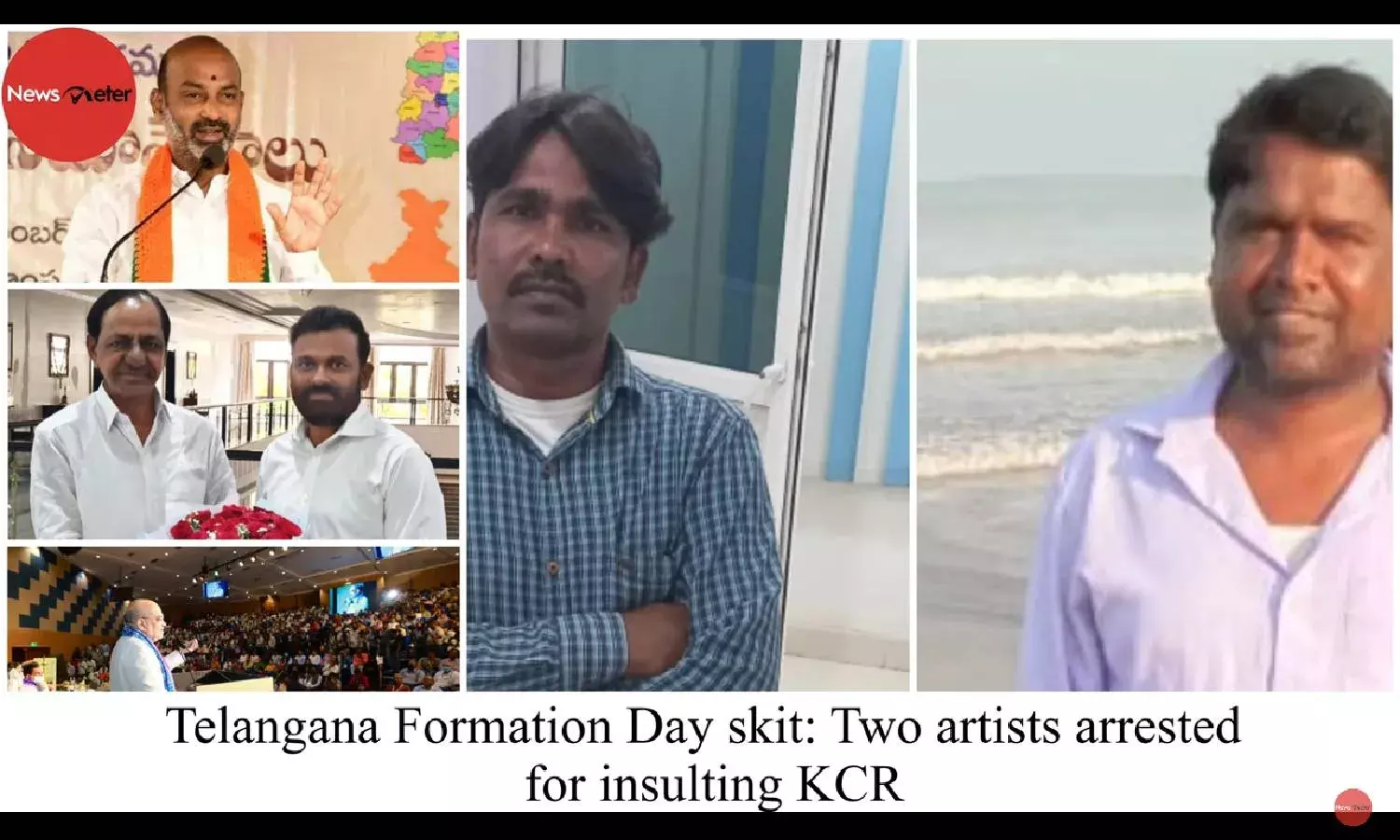 Telangana Formation Day skit: Two artists arrested for insulting KCR
