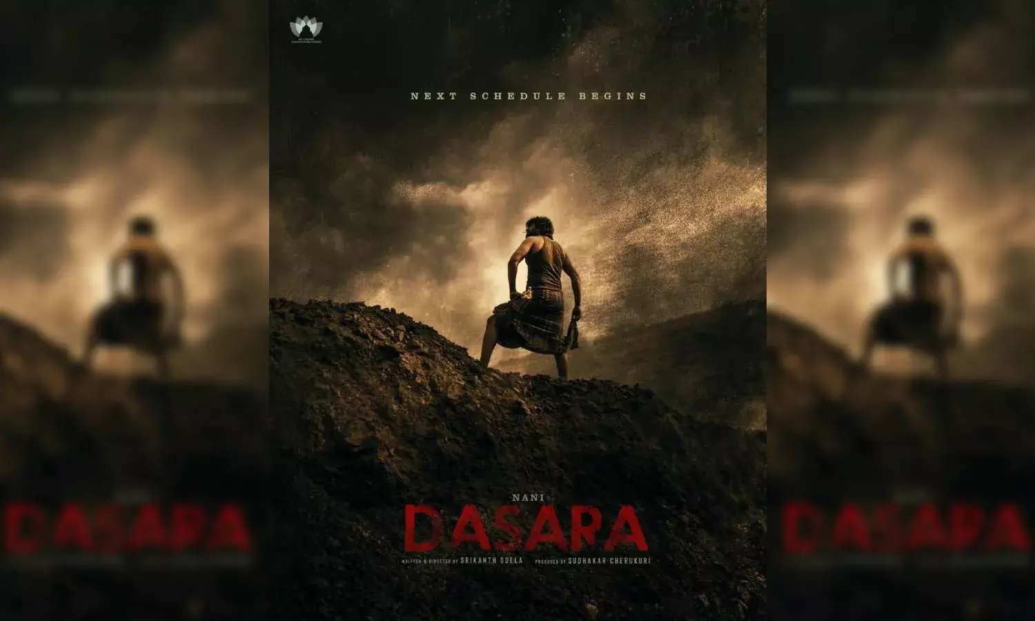 Makers drop new poster of Nanis Dasara to announce start of new schedule