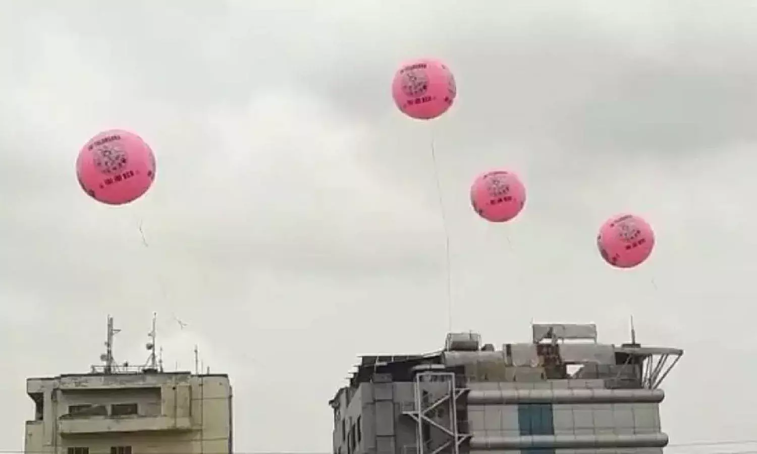 TRS fills sky with pink balloons at Parade Grounds