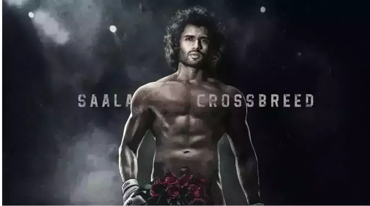 Saala Crossbreed: Vijay Deverakonda bares it all in new Liger poster
