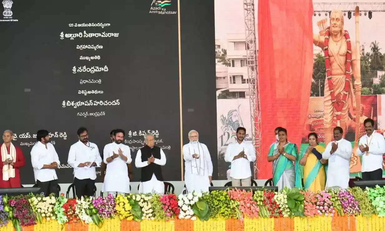 From Pandrangi to Chintapalli police station, Modi promises to develop places associated with Alluri Sitarama Raju