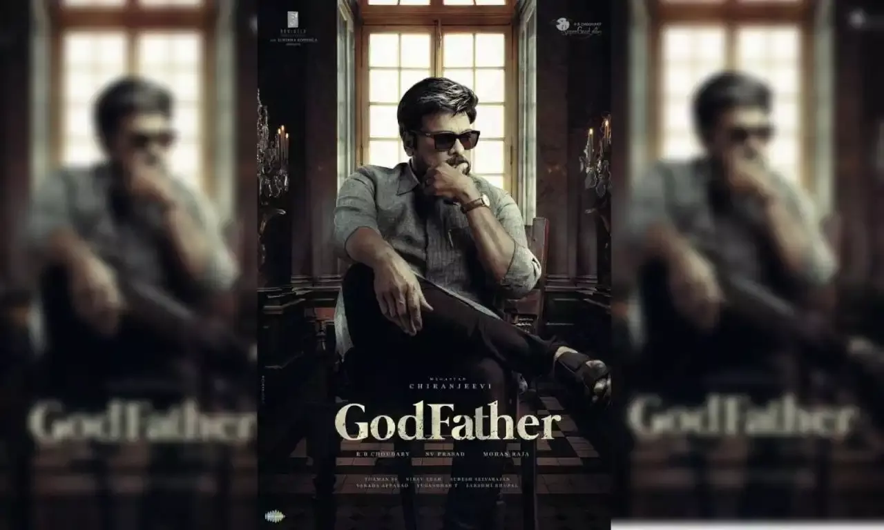 Megastar Chiranjeevi looks dapper in Godfather teaser; film set for Dasara release