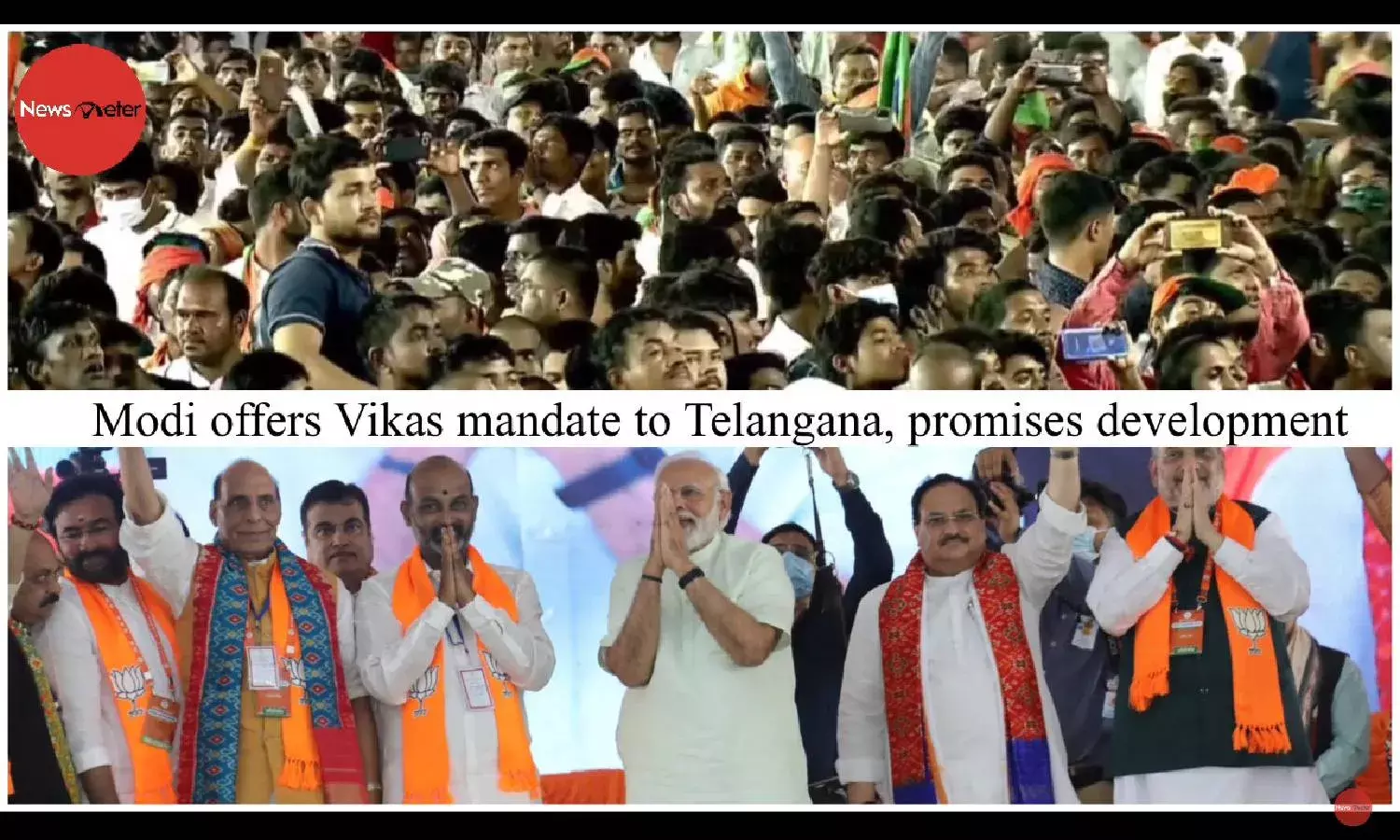 Modi offers Vikas mandate to Telangana, promises development