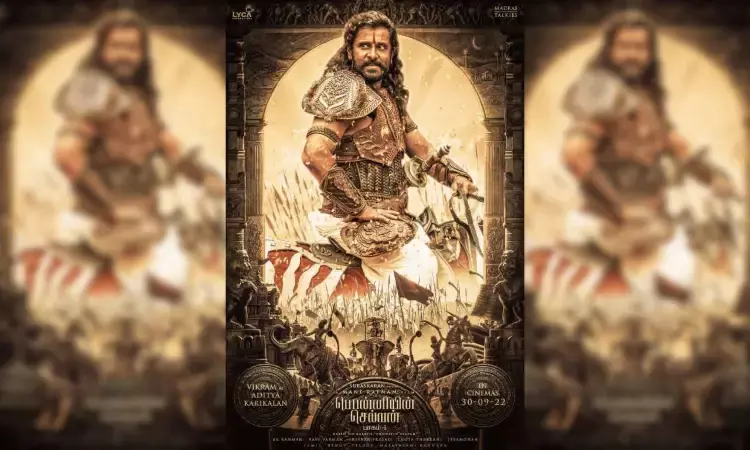 Ponniyan Selvan: Chiyaan Vikram looks fierce as Aditya Karikaalan in new poster