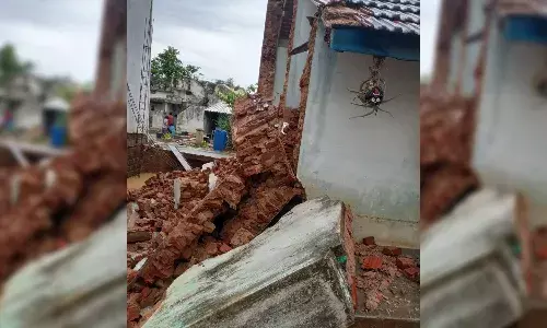 Woman, 5YO grandson dead after rain-soaked wall collapses in Vizianagaram
