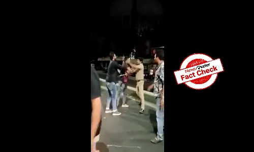 Fact Check: Old video of a cop being attacked by 4 men in Chennai passed off as recent