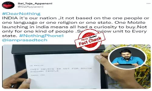 `Nothing phones: Dont worry, everything is for South Indians
