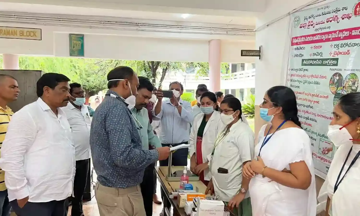 TS director of public health reviews flood-hit areas in 8 districts