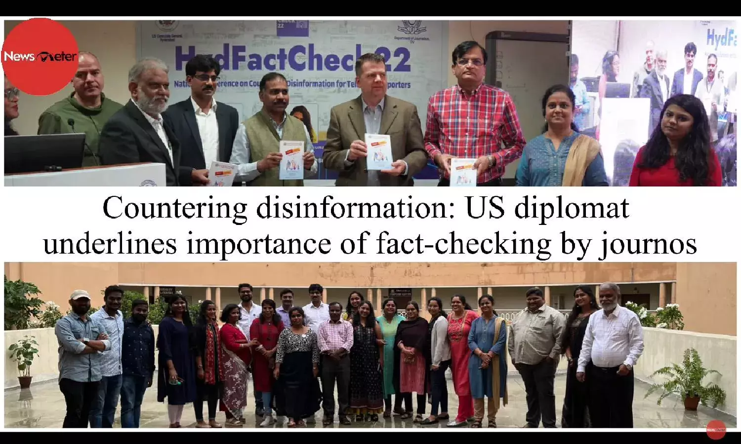 Countering disinformation: US diplomat underlines importance of fact-checking by journos