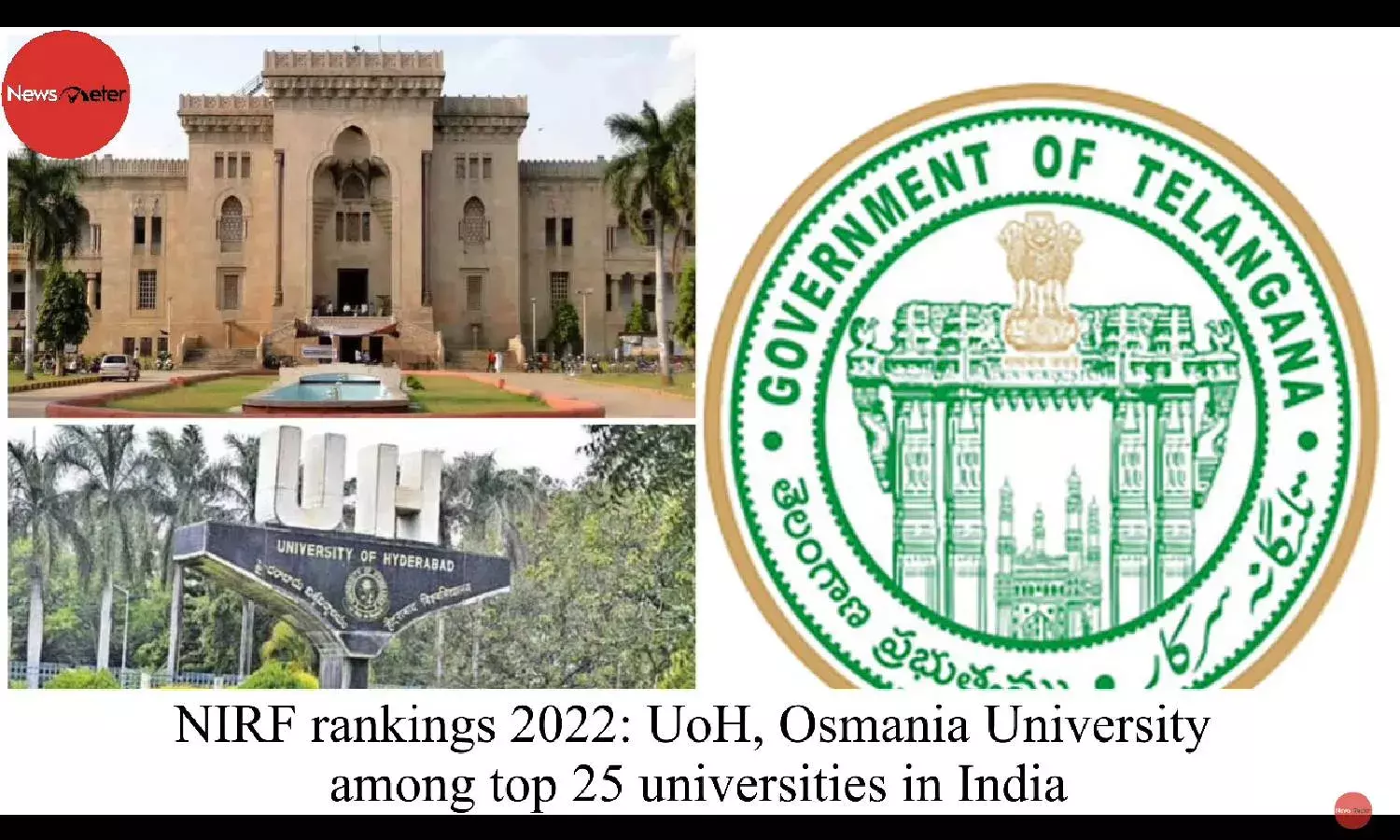 NIRF rankings 2022: UoH, Osmania University among top 25 universities in India