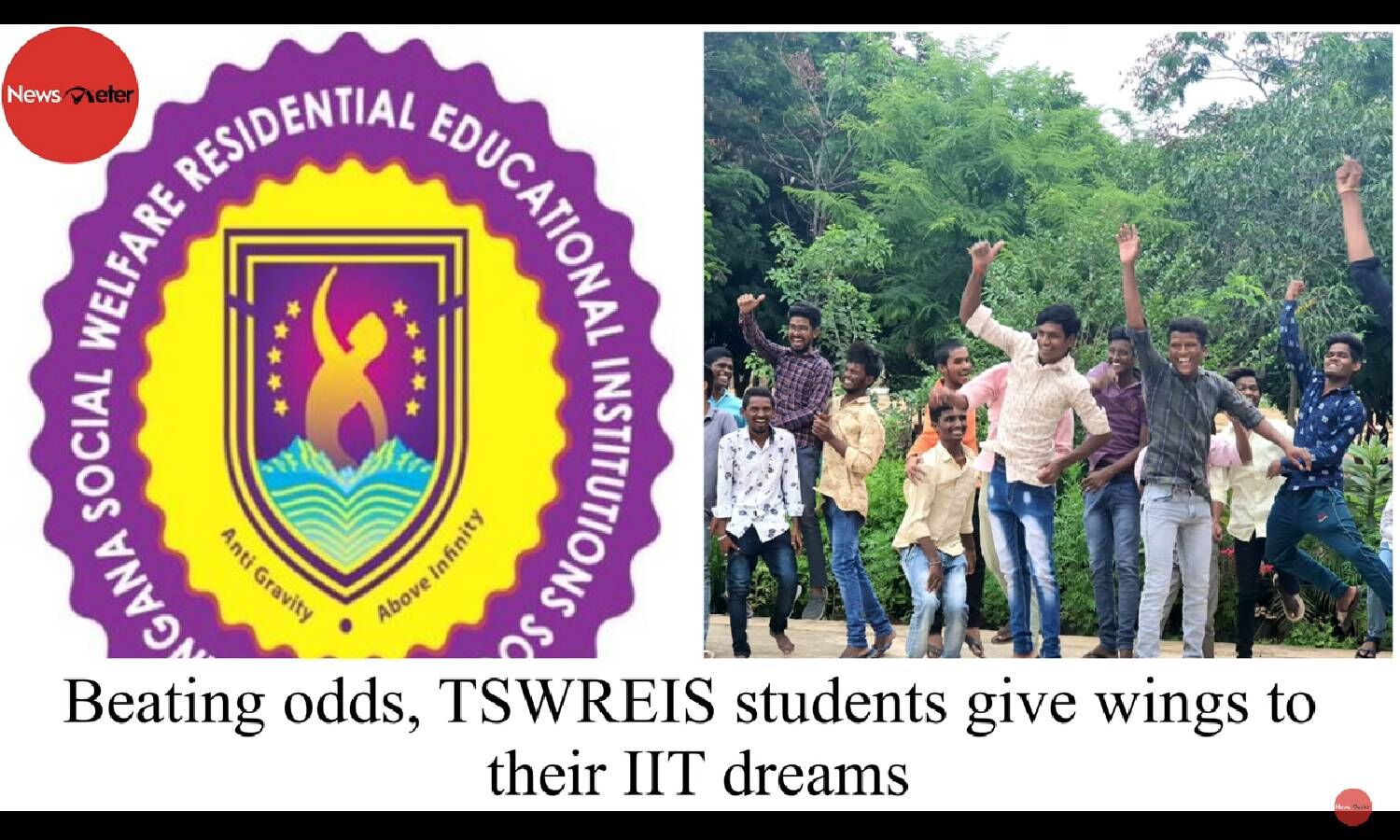 Beating odds, TSWREIS students give wings to their IIT dreams