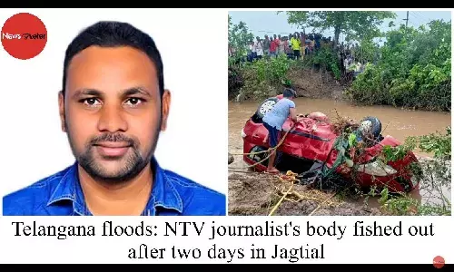 Telangana floods: NTV journalists body fished out after two days in Jagtial