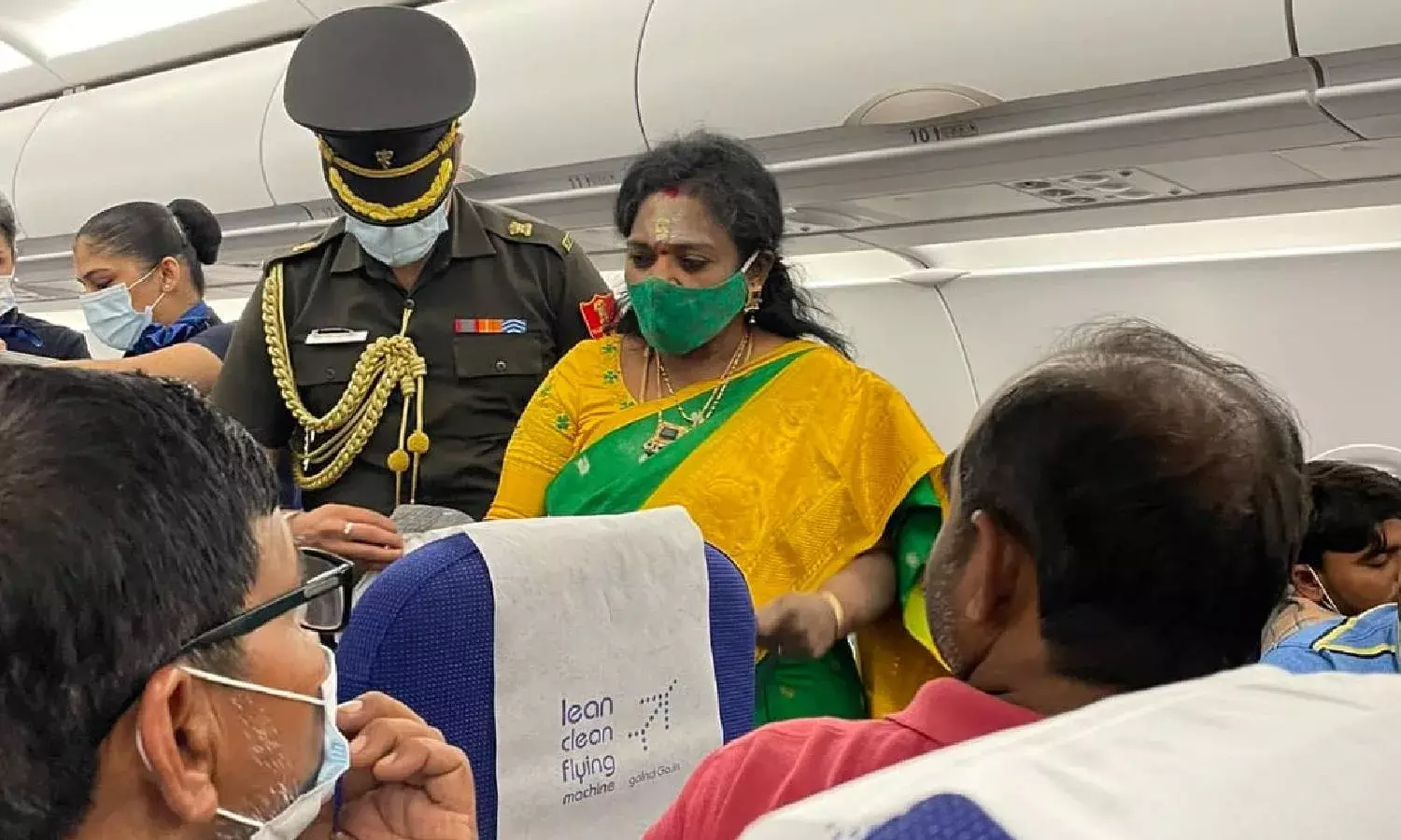 Doctor first, H.E later:  TS Governor Tamilisai Soundararajan treats sick passenger midair