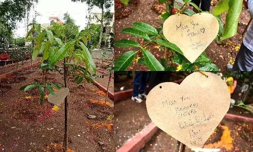 Their memories live here: First-of-its-kind Covid memorial park opens in Hyderabad