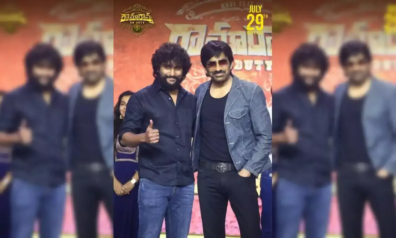 Nani reveals his inspiration in the film industry; attends Ramarao on Duty pre-release event