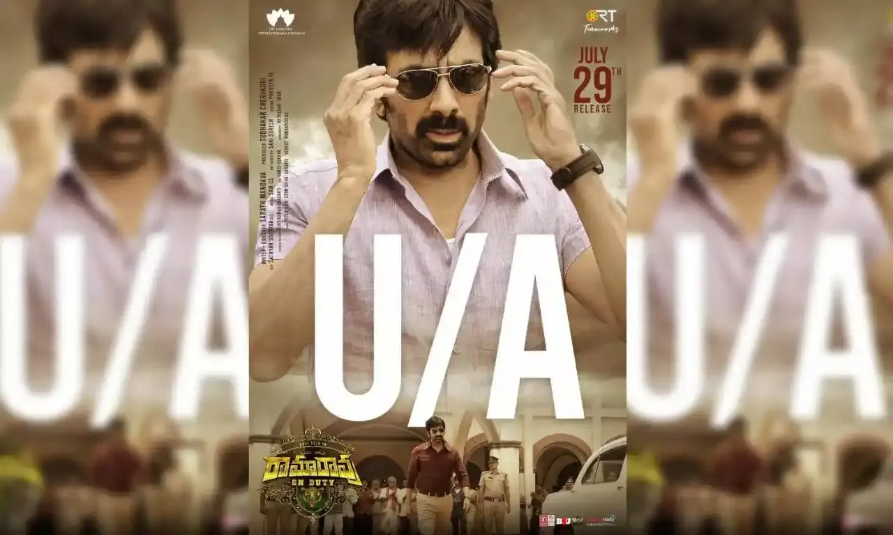 `Ramarao On Duty: Ravi Teja-starrer receives U/A certificate; makers issue mass notice