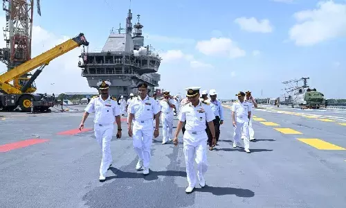 Indias first indigenous aircraft carrier Vikrant delivered to Navy