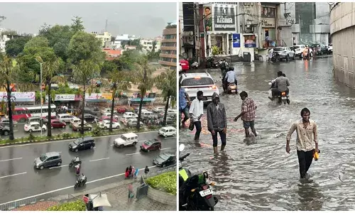 Sudden downpour in Hyd; IMD predicts light rains till Aug 2nd