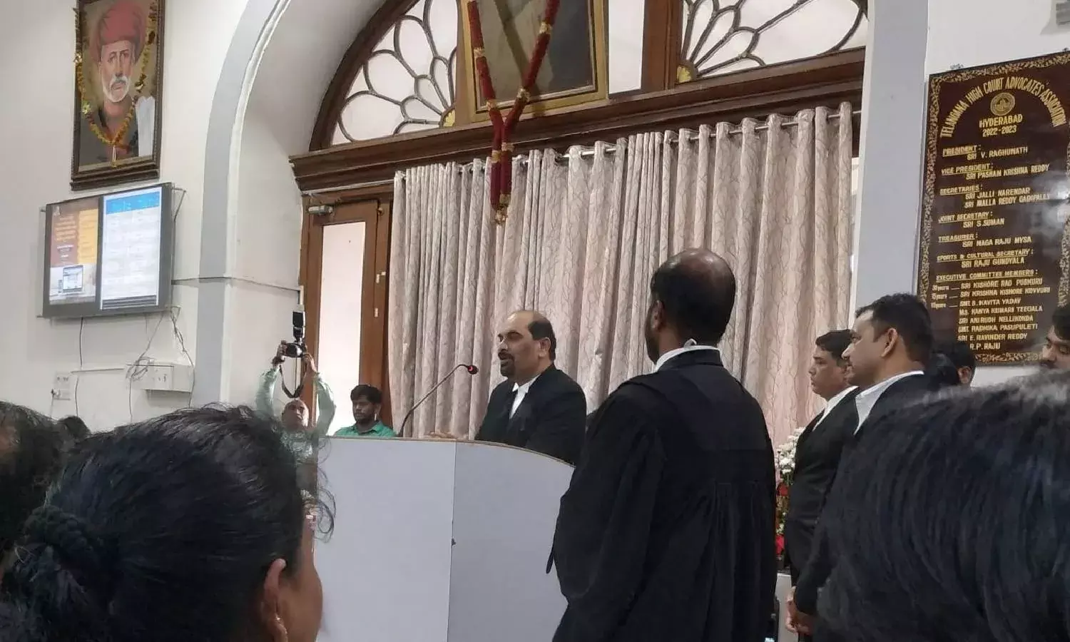 Justice Chada Vijaya Bhaskar Reddy sworn in as Telangana HC judge