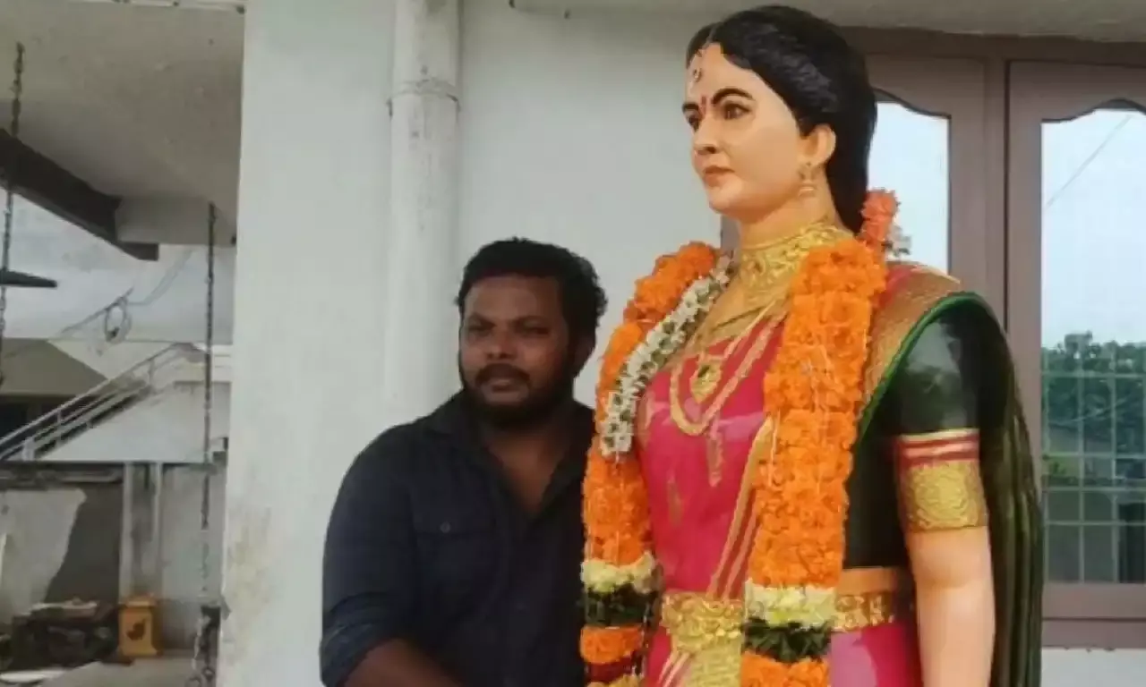 Bittersweet Raksha Bandhan: 2 Kakinada brothers install statue of deceased sister