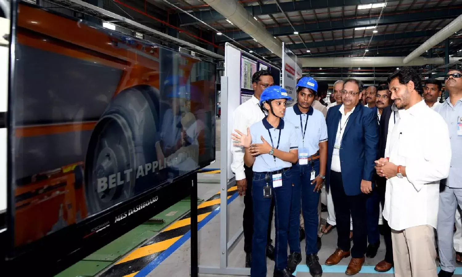 Jagan inaugurates ATC Tires unit in Anakapalle, says major firms looking towards AP