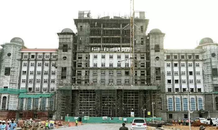 Complete New Secretariat at earliest; ensure construction quality control: KCR