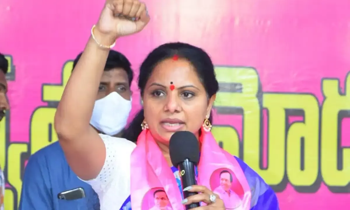 Welcoming Bilkis Banos rapists a slap on face of society: TRS MLC Kavitha