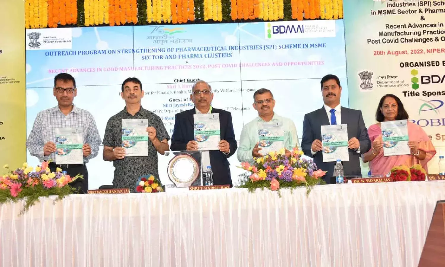 NIPER Hyd hosts outreach programme on SPI schemes, advances in pharma industry