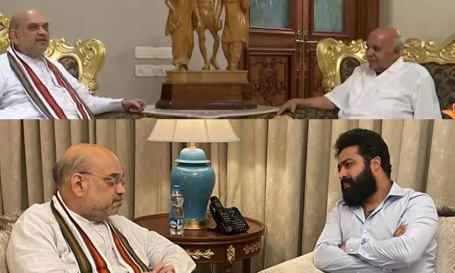 Why did Amit Shah meet media baron Ramoji Rao, Actor Jr NTR?