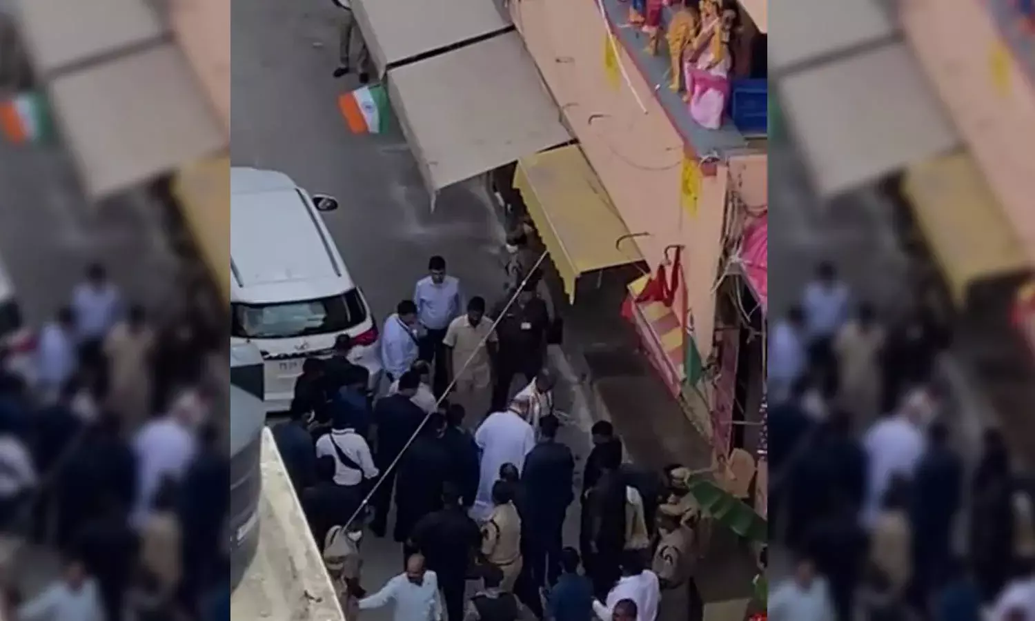 TRS lampoons Bandi Sanjay for carrying Amit Shahs slippers