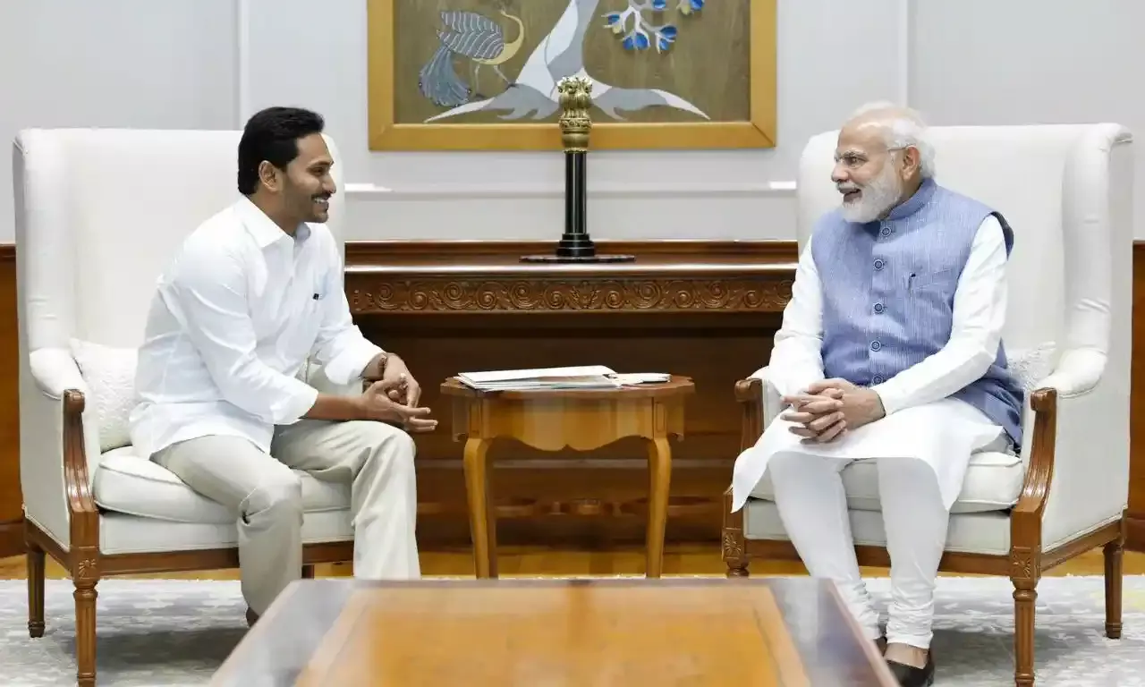 Amid Amit Shahs close door meeting with Telugu leaders, Jagan meets PM Modi