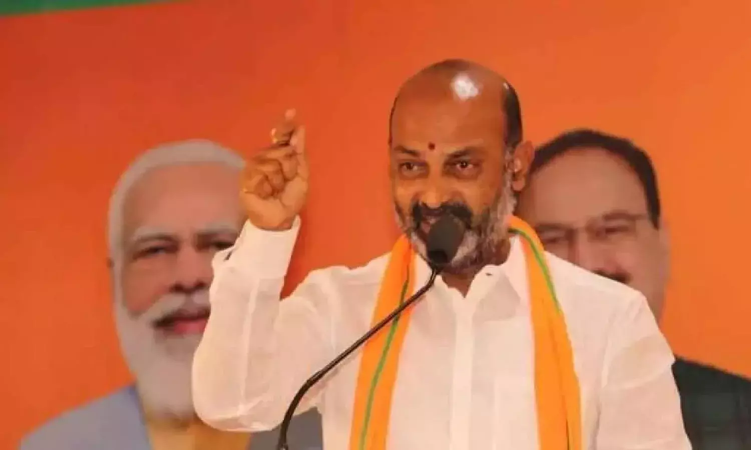 KCR toured India to float liquor front not third front: Bandi Sanjay