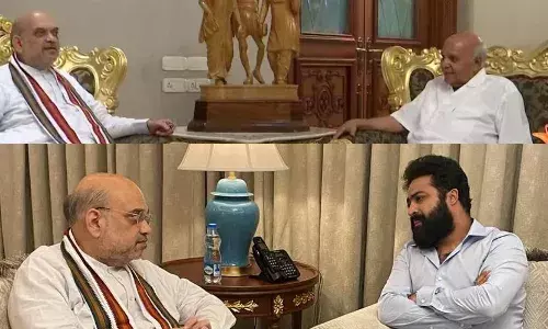 Why did Amit Shah meet media baron Ramoji Rao, Actor Jr NTR?