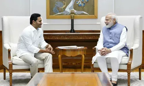Amid Amit Shahs close door meeting with Telugu leaders, Jagan meets PM Modi