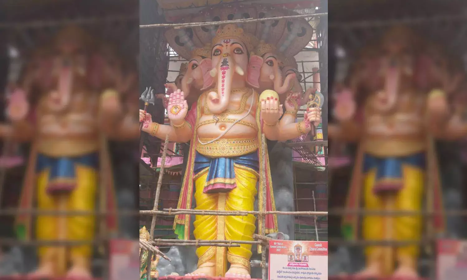 Eco-friendly, 50-feet tall clay Ganesha awaits you at Khairatabad this year