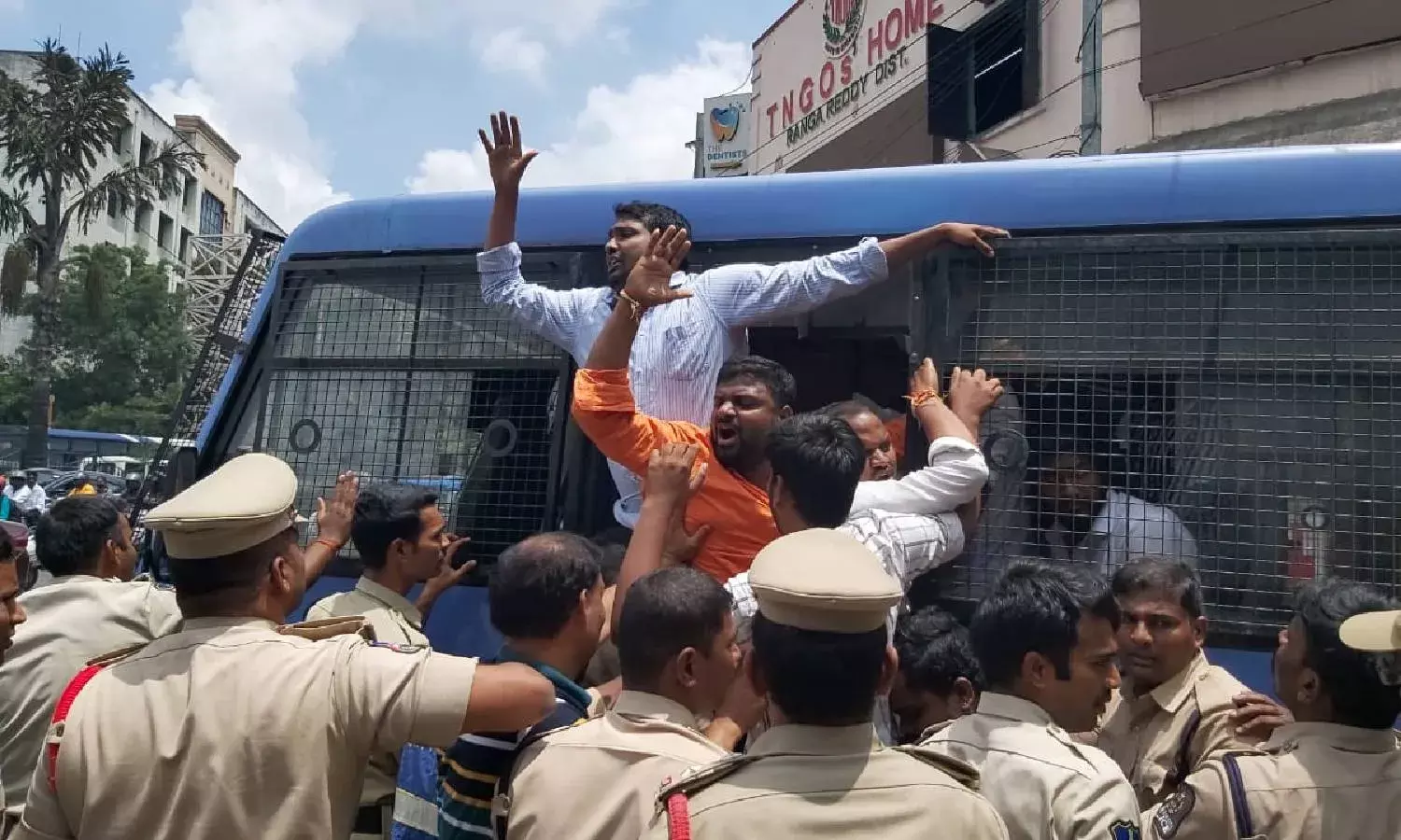 Engineering fee hike protest: 50 students detained, later released