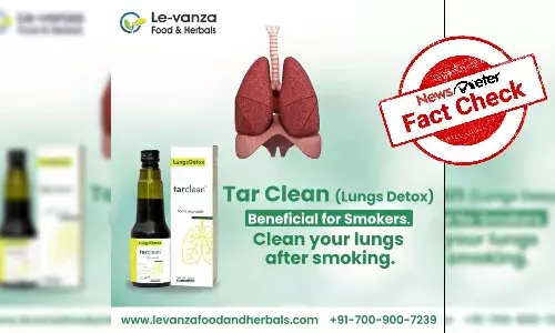 Detox lungs while you continue smoking: False claim goes viral