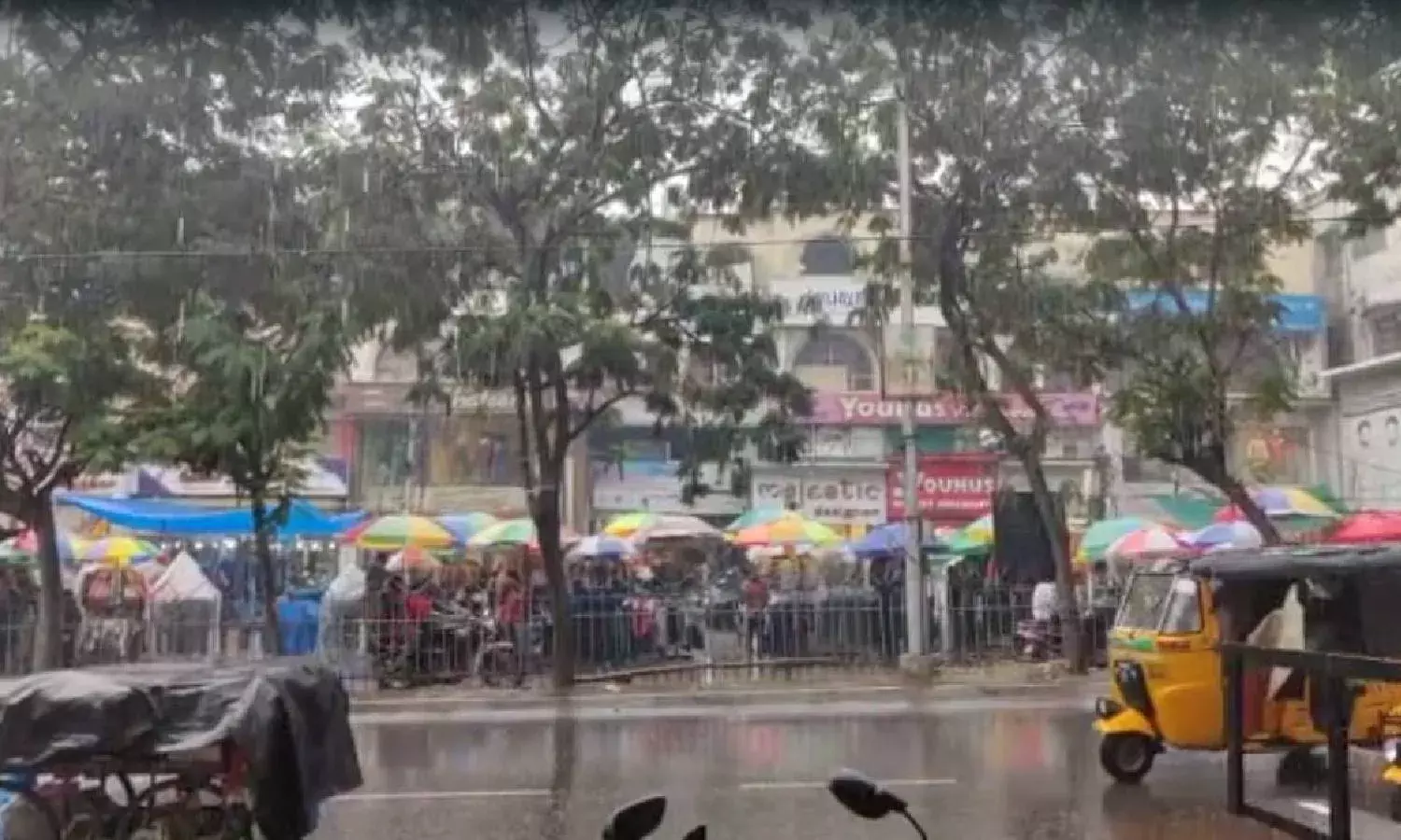 Relief from heat: Heavy rains lash Hyderabad; city on yellow alert