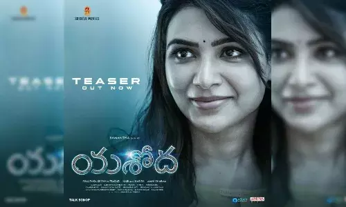 Teaser of Samanthas Yashoda is here. Take a look