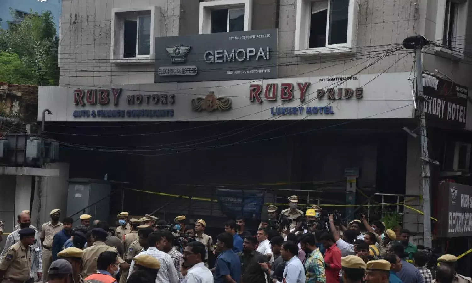Secunderabad inferno: Owners of Ruby Motors, Ruby Lodge booked; bike charging in cellar caused fire