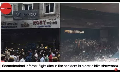 Secunderabad Inferno: Eight killed after fire breaks out in electric bike showroom