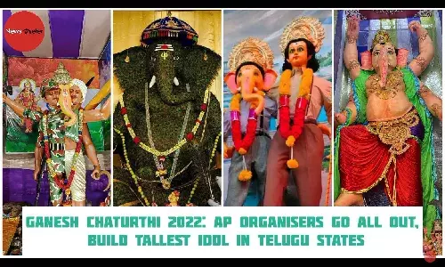 Ganesh Chaturthi 2022: AP organisers go all out, build tallest idol in Telugu states