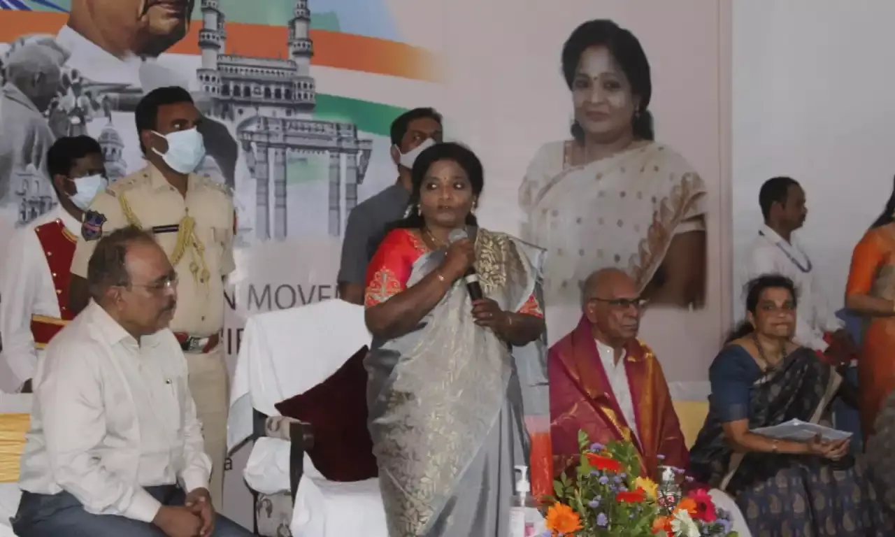 Hyderabad: TS Governor inaugurates Freedom Fighters photo exhibition who fought against Nizam