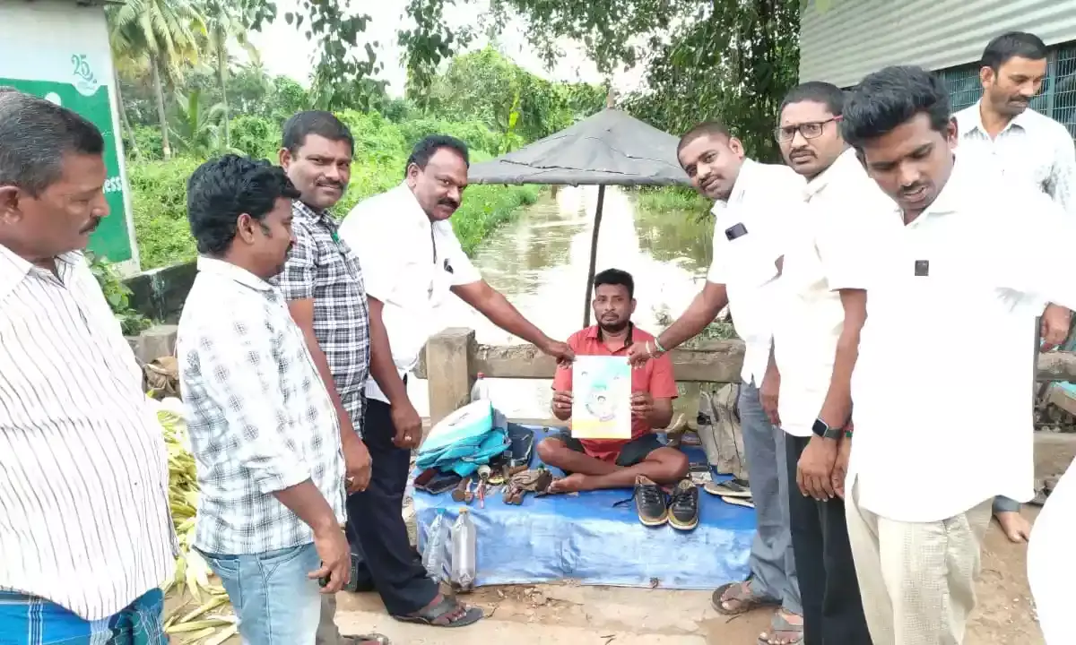 Governance at your door: Differently-abled man handed house documents at his doorstep