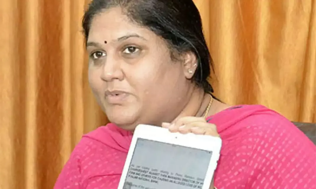 Araku ex-MP Kothapalli Geetha granted bail by HC in Rs. 42.79 cr bank fraud