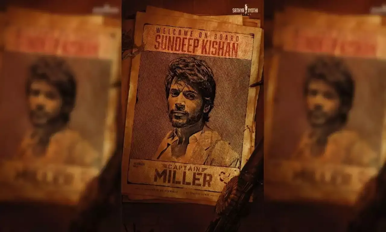 Telugu actor Sundeep Kishen comes on board Dhanushs Captain Miller
