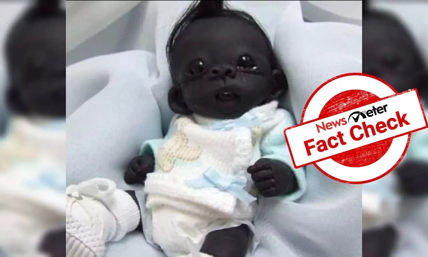 Viral photo of worlds darkest child debunked